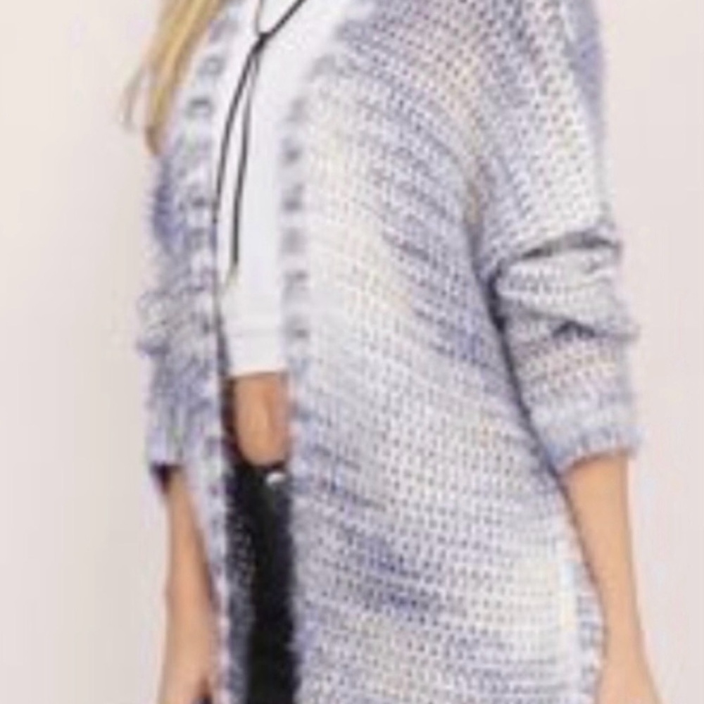 TOBI Oversized Knit Open Cardigan NWOT